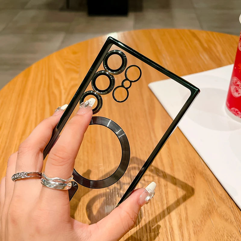 Magsafe Plating Soft Shockproof Phone Case