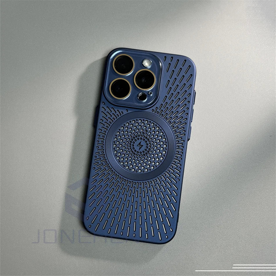 Luxury Heat Dissipation Magsafe Case