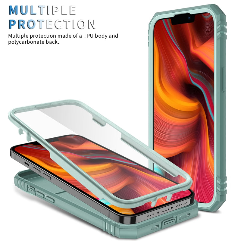 iPhone 15 14 13 12 Slide Camera Lens Protection Magnetic Ring Holder Case