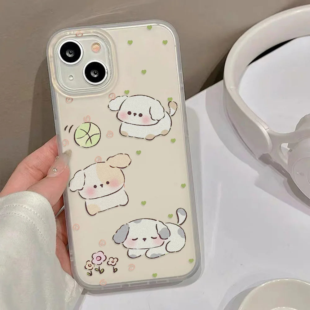 Cute Puppy Phone Case For iPhone Cover