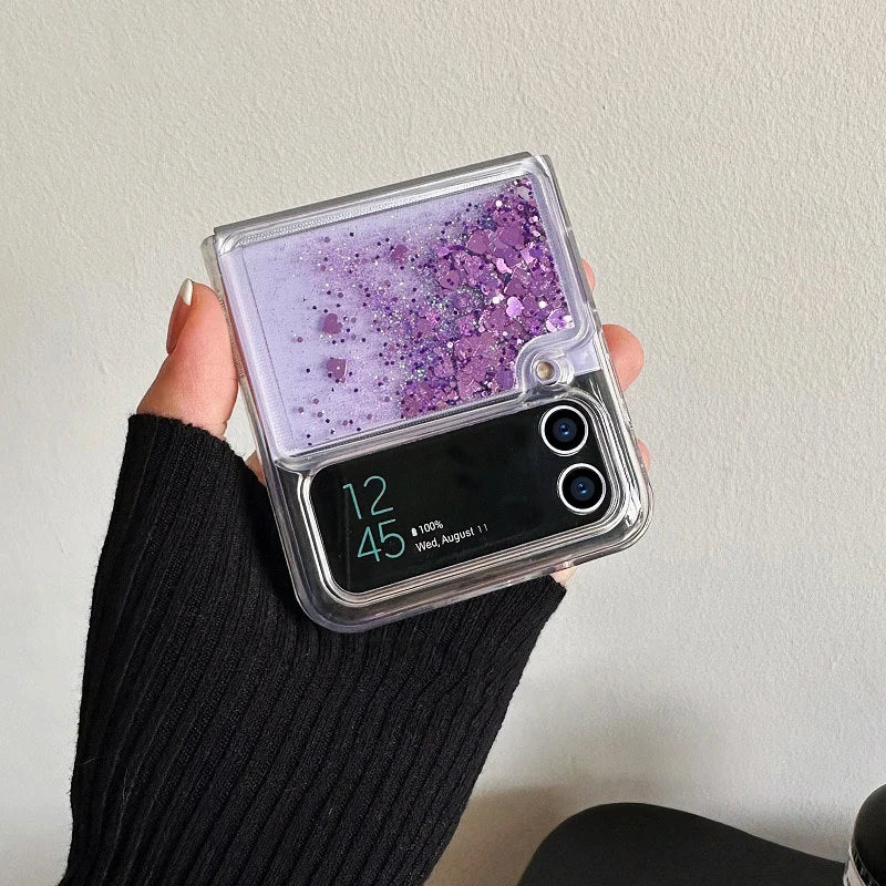 Samsung Z Flip Glitter Quicksand Case