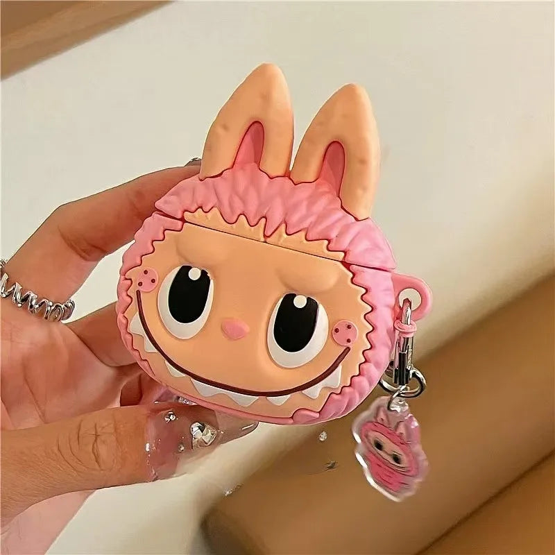 Cute Airpods Silicone Earphone Protective Case With Pendant Cover