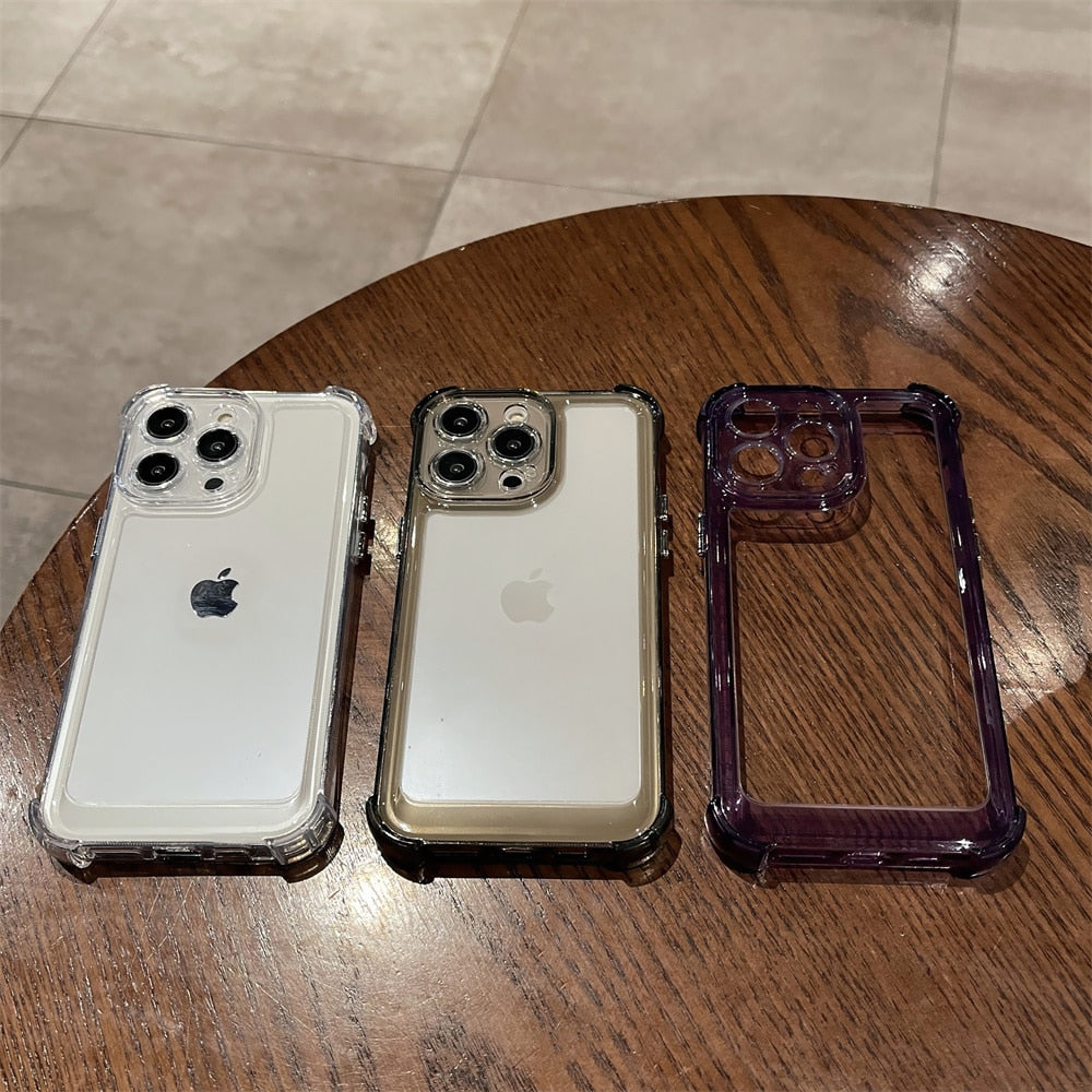 iPhone 15 14 13 12 Transparent Acrylic Case