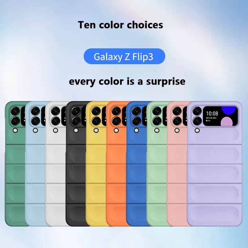 Case for Samsung Galaxy Z Flip 3 4 5 5G Flip4 Flip5 Foldable Matte Cover
