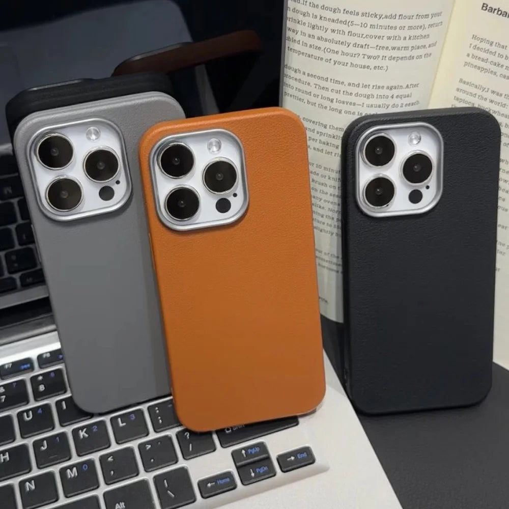 Soft Leather Case For iPhone Cover
