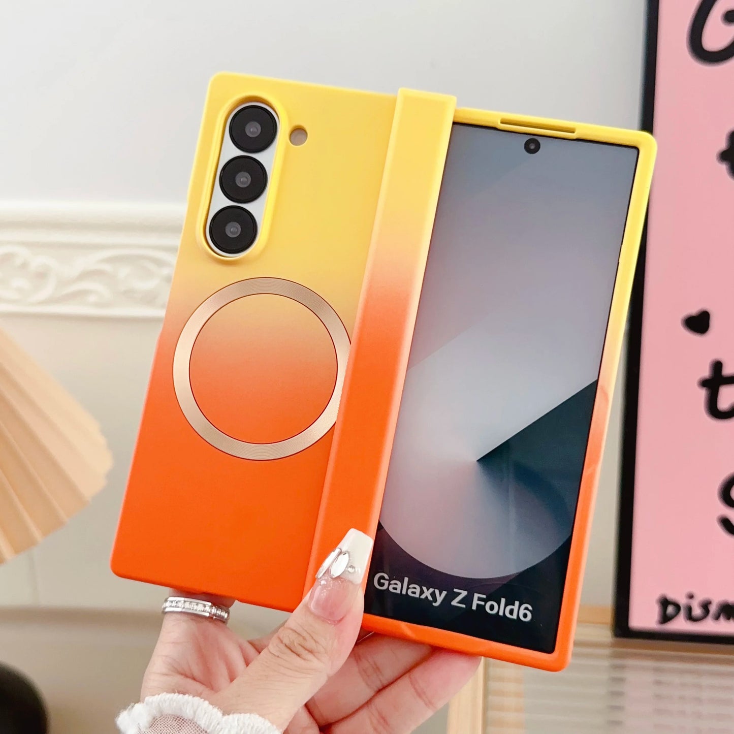 Magnetic Wireless Charge Case For Samsung Galaxy Fold