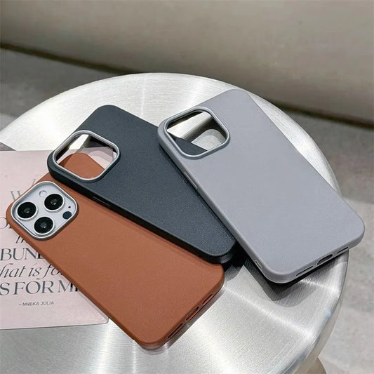 Soft Leather Case For iPhone Cover
