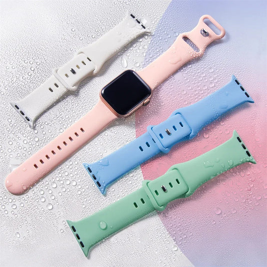 Silicone Strap For Apple Watch Band