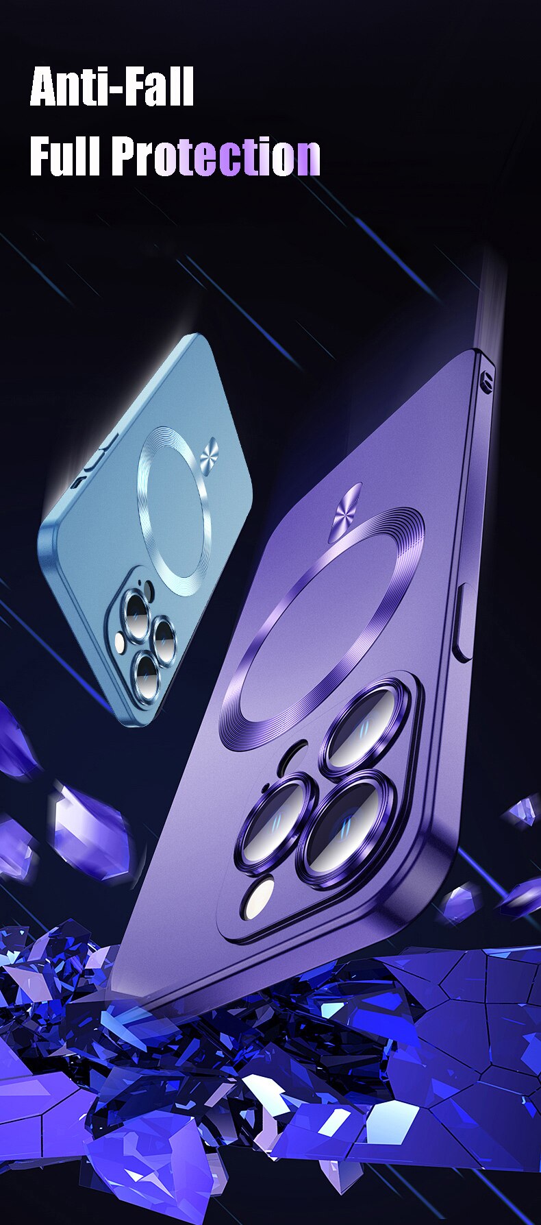 Magsafe Magnetic Case for iPhone 15 14 13 12 Pro Plus Soft Cover