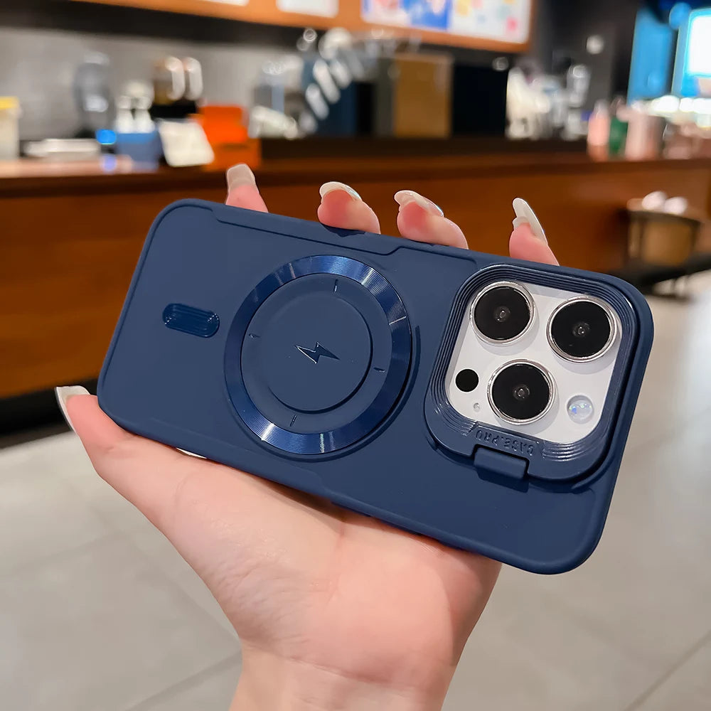 Flip Up Lens Holder Magnetic Case