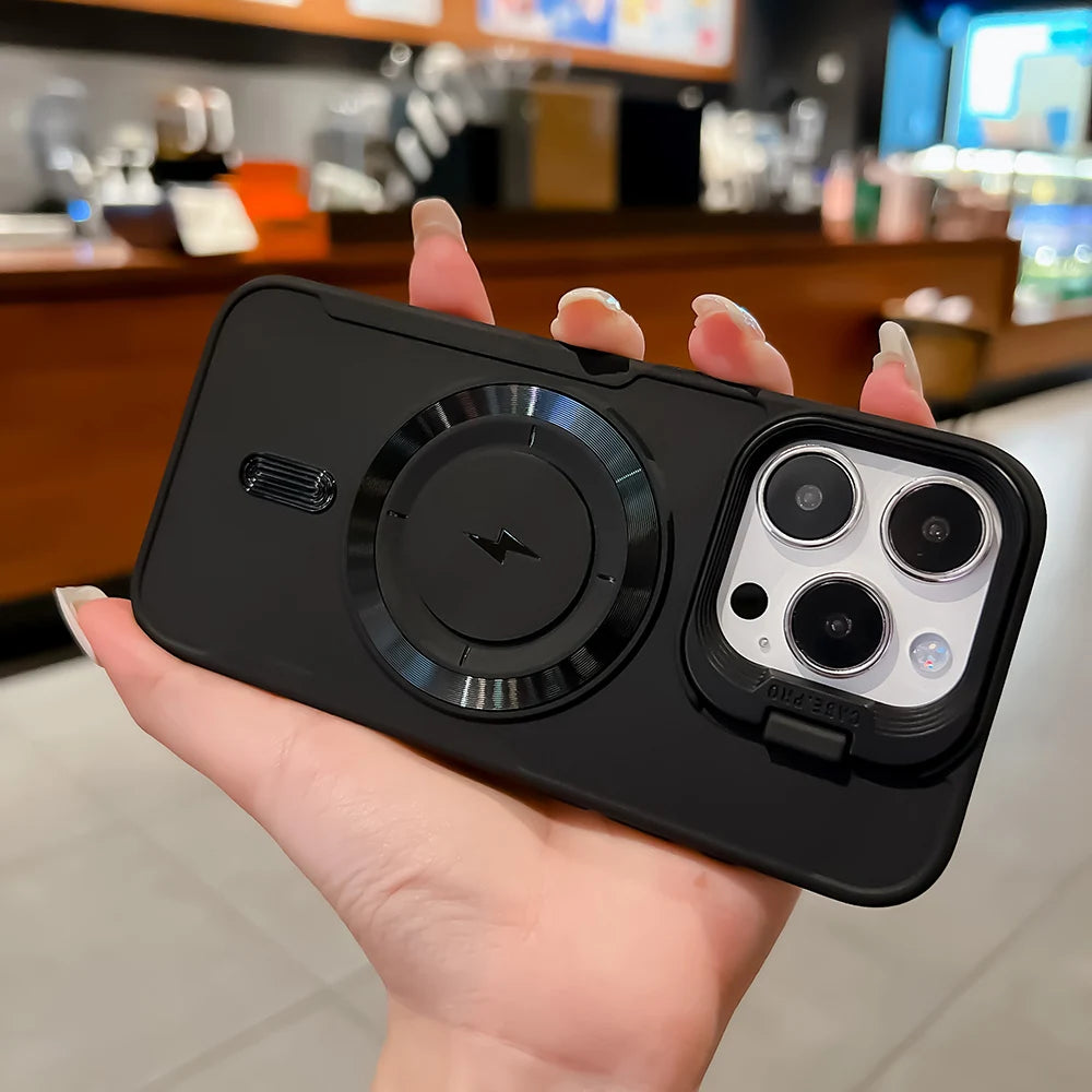 Flip Up Lens Holder Magnetic Case