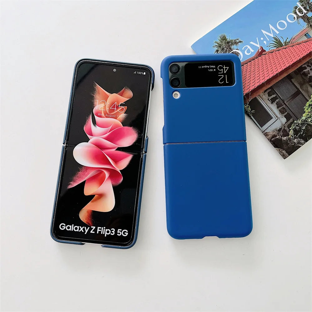 For Samsung Galaxy Z Flip Candy Pure Color Case