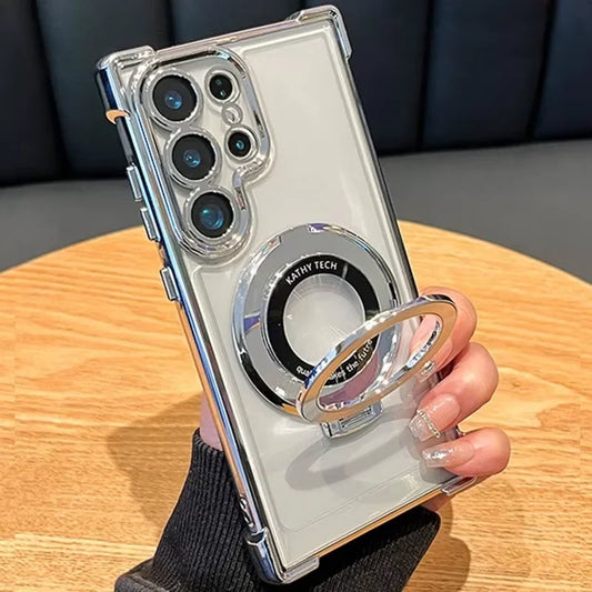 Magnetic Plating Stand Shockproof Case