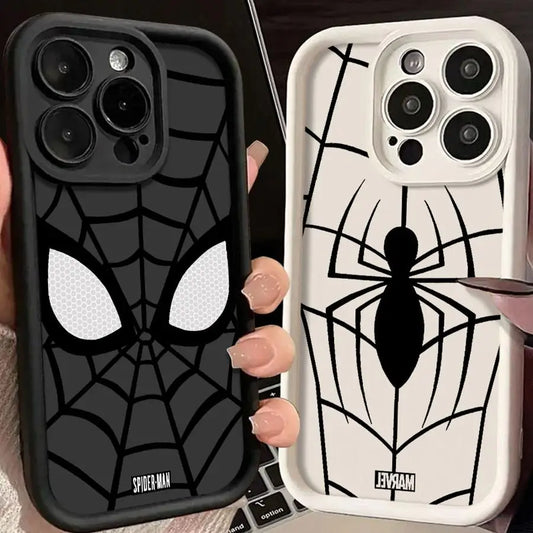 Spider Man Black White iPhone 16 Case