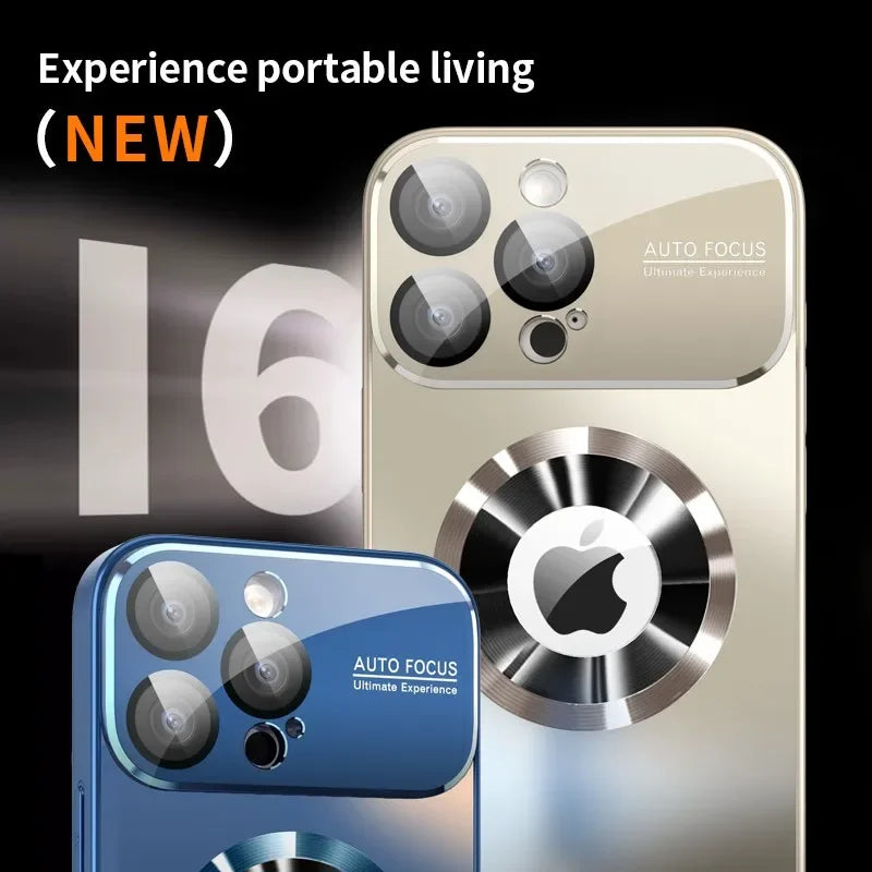 Titanium Metallic Color Magnetic Case for iPhone