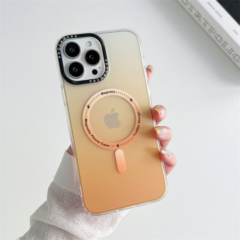 iPhone 15 14 13 12 Matte Transparent Soft Frame Shockproof Case