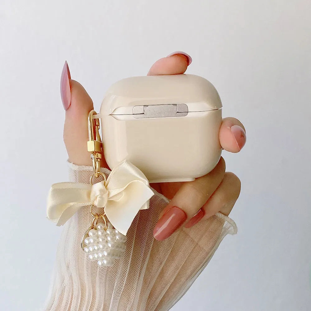 Keychain Cover For Apple AirPods 2 Pro 3 3rd generation Earphone Case