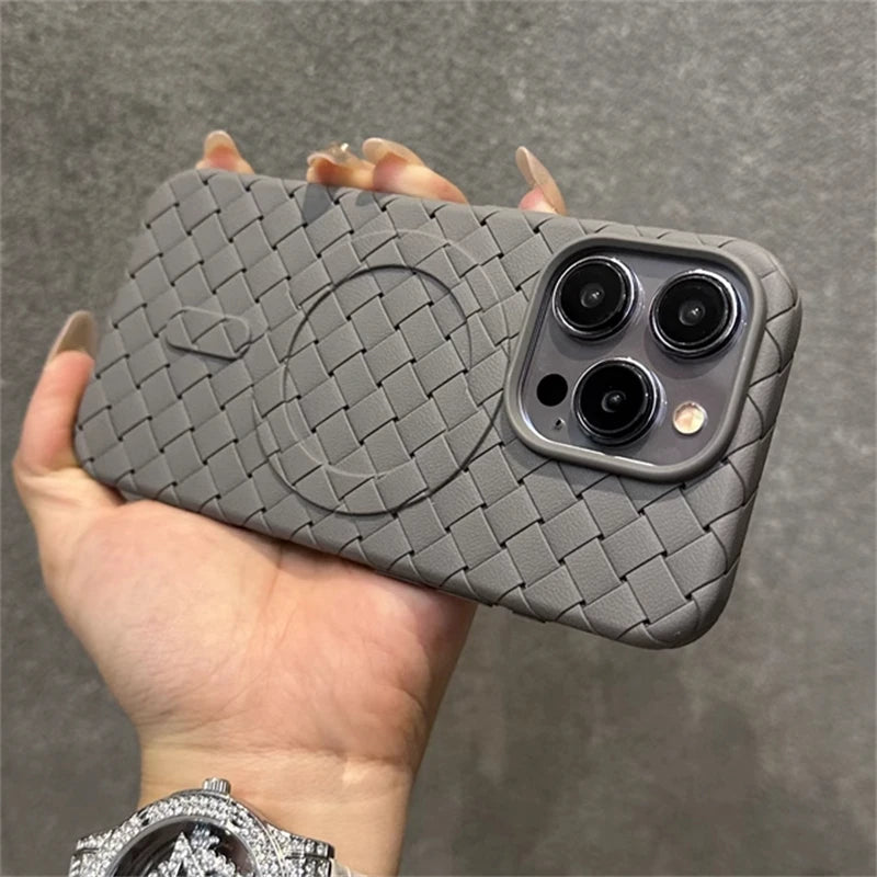 For Magsafe Magnetic Wireless Charge Case For iPhone Soft Silicone Cover