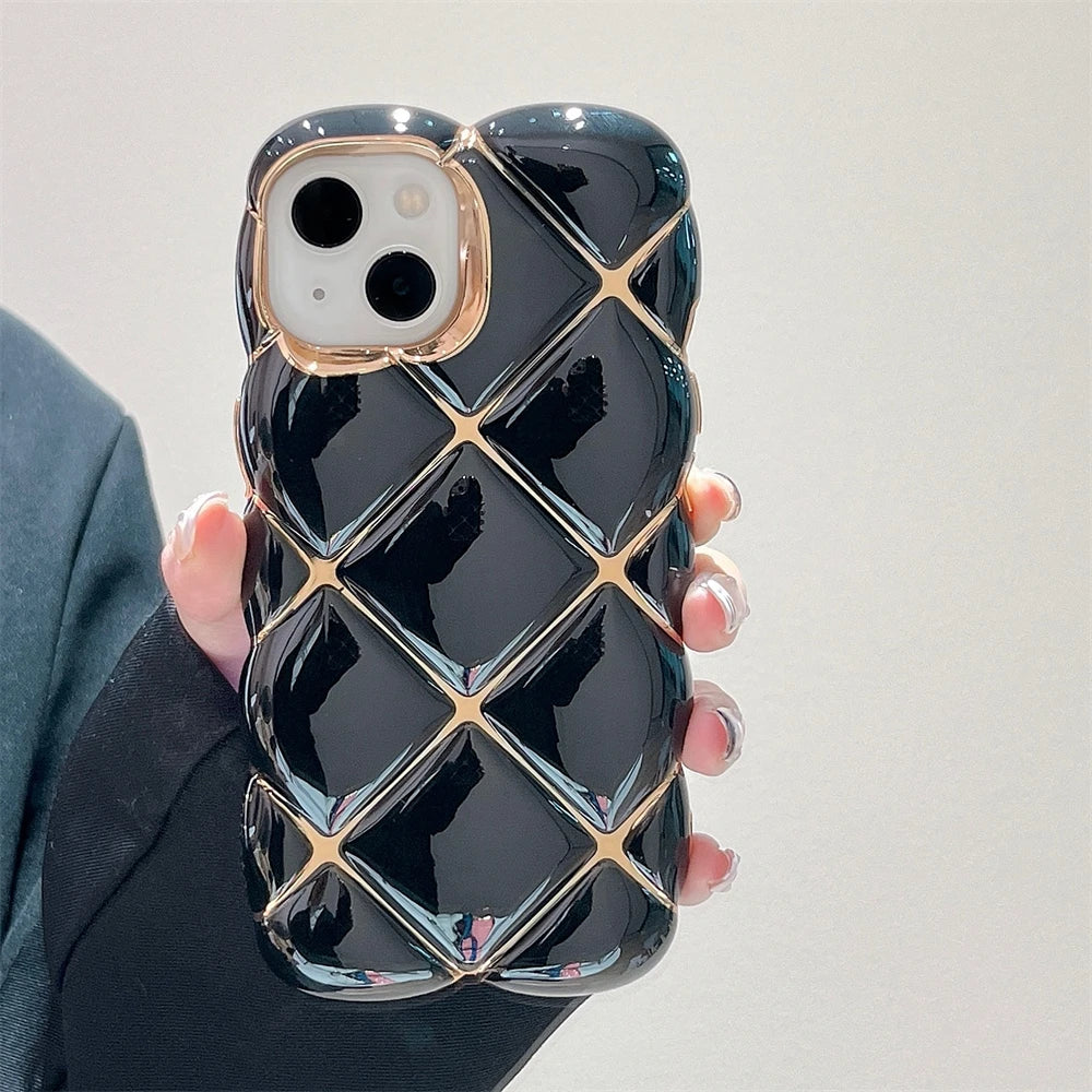 Diamond Phone Case For iPhone 14 12 13 15 Pro Max Cover