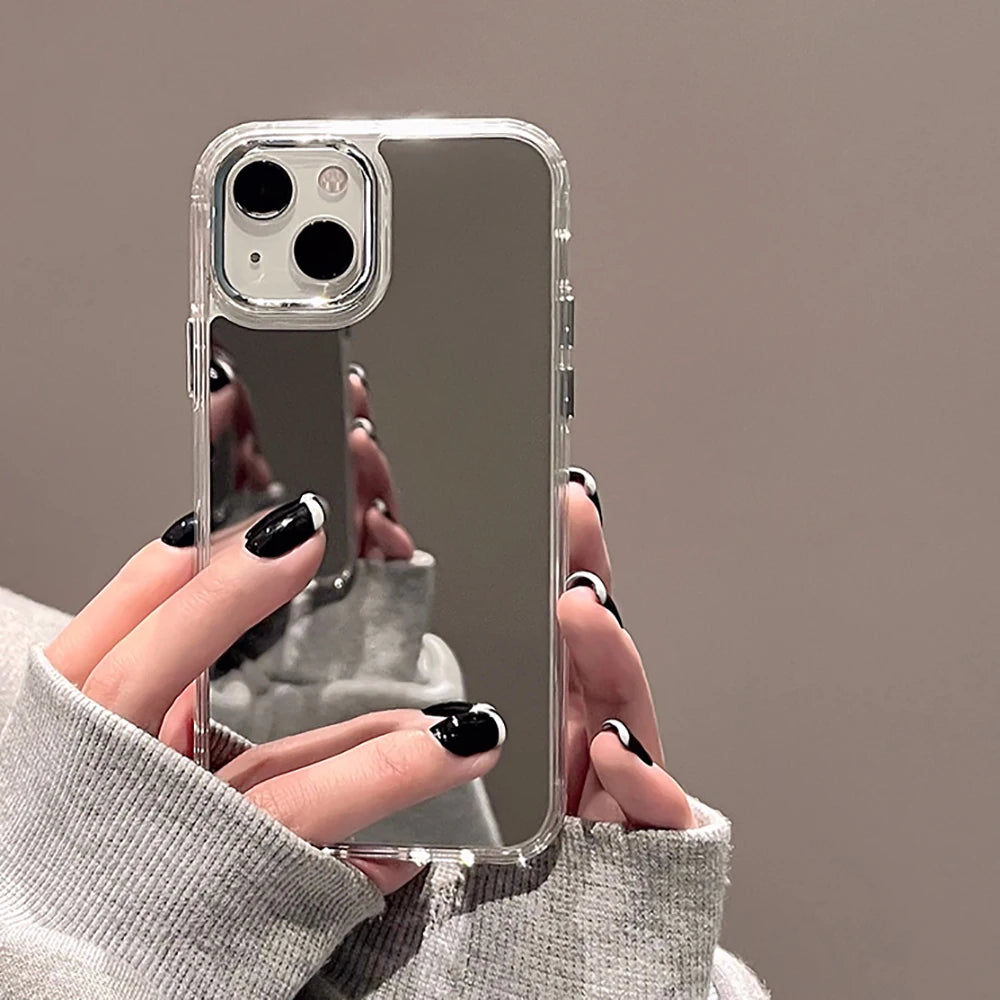 Silver Mirror Shockproof Case