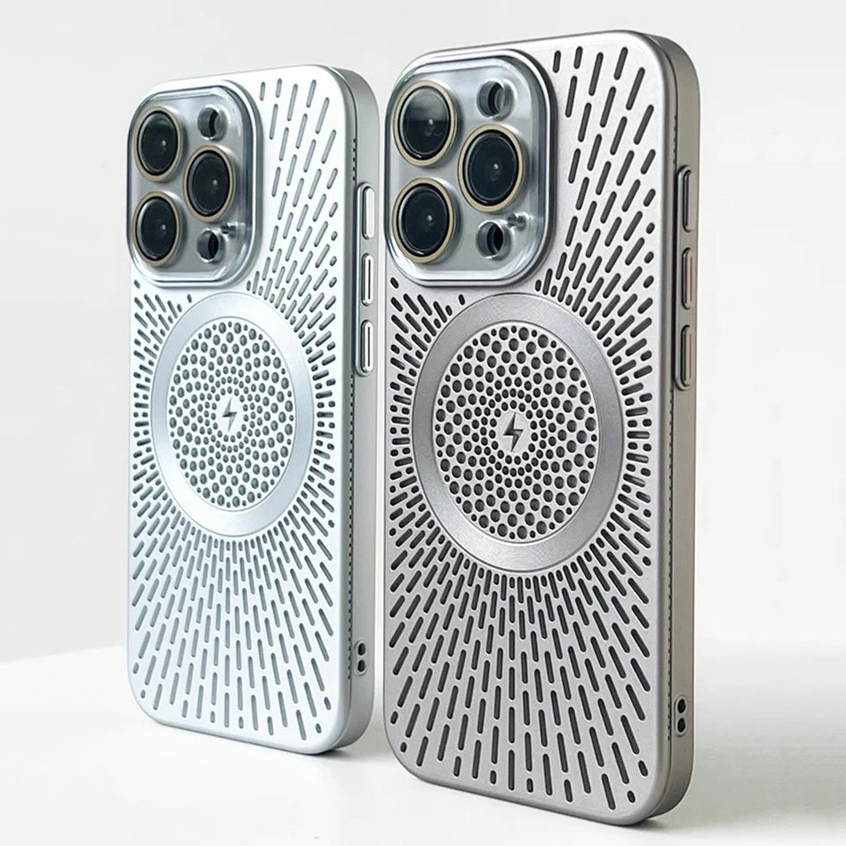 Luxury Heat Dissipation Magsafe Case