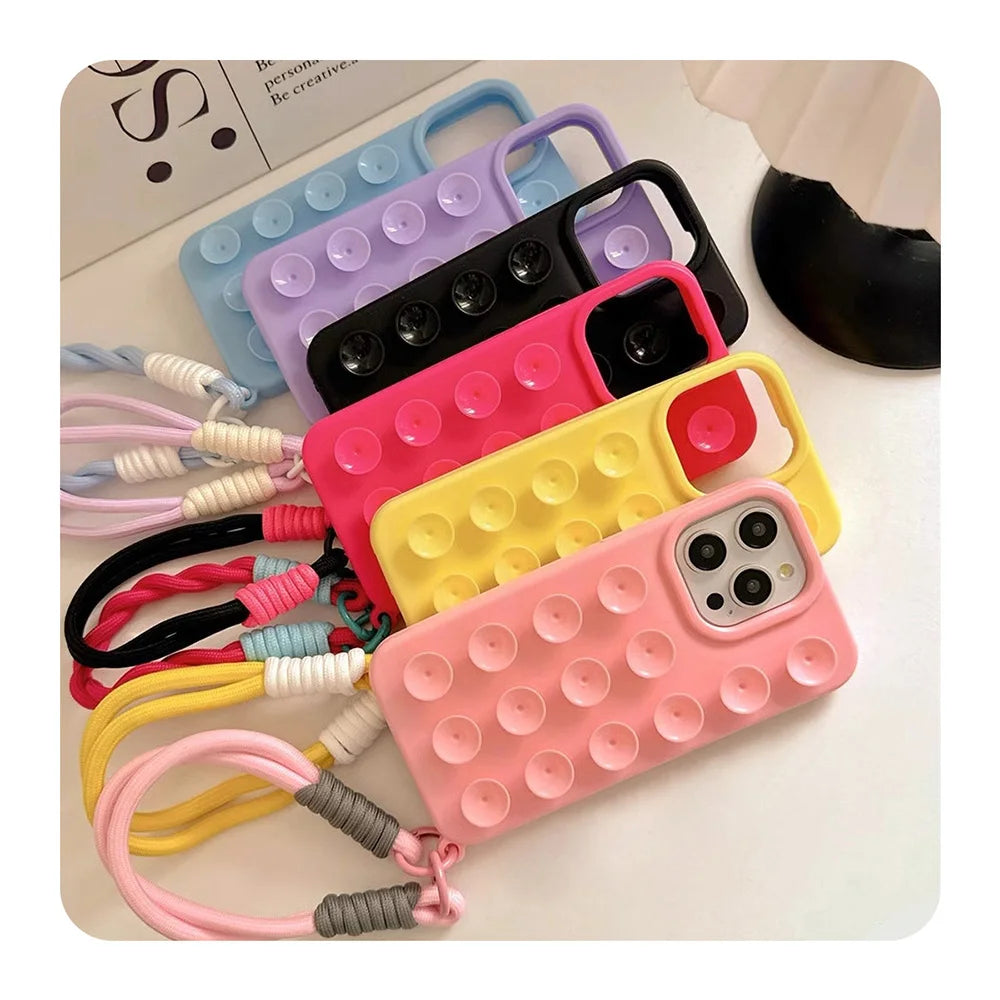 Suction Transparent Shockproof Phone
Cover