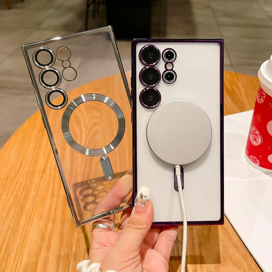 Magsafe Plating Soft  Shockproof Phone Case