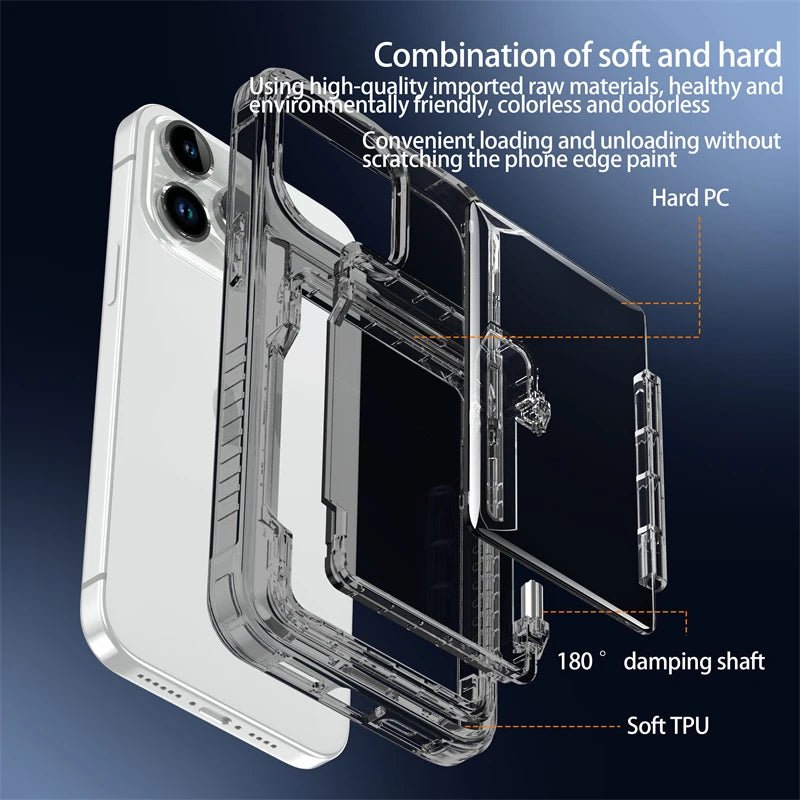 Silicone Clear Phone Case For iPhone