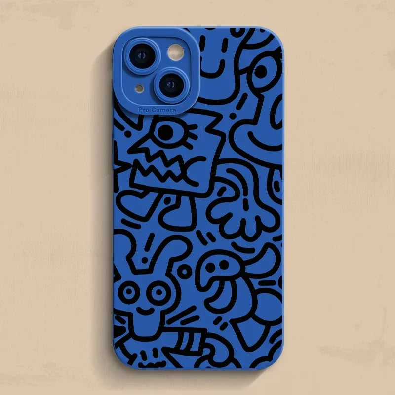 Black Silicone Phone Case