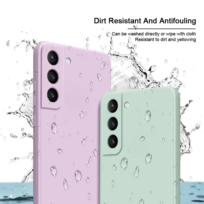 Silicone Case For Samsung Galaxy S20 FE S21 Ultra S10 Plus S23 S22 Soft Cover