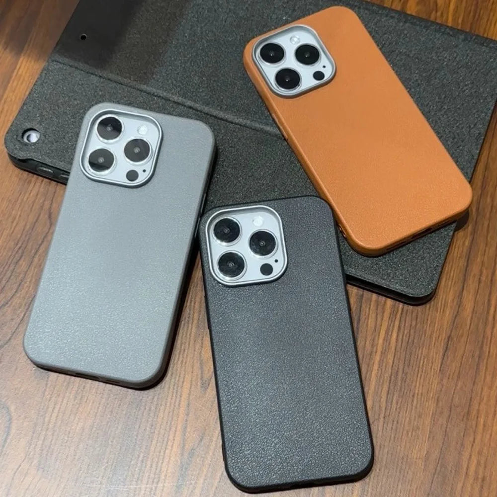 Soft Leather Case For iPhone Cover