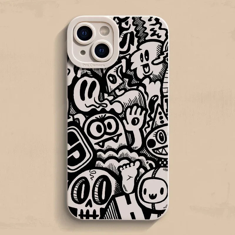 Black Silicone Phone Case