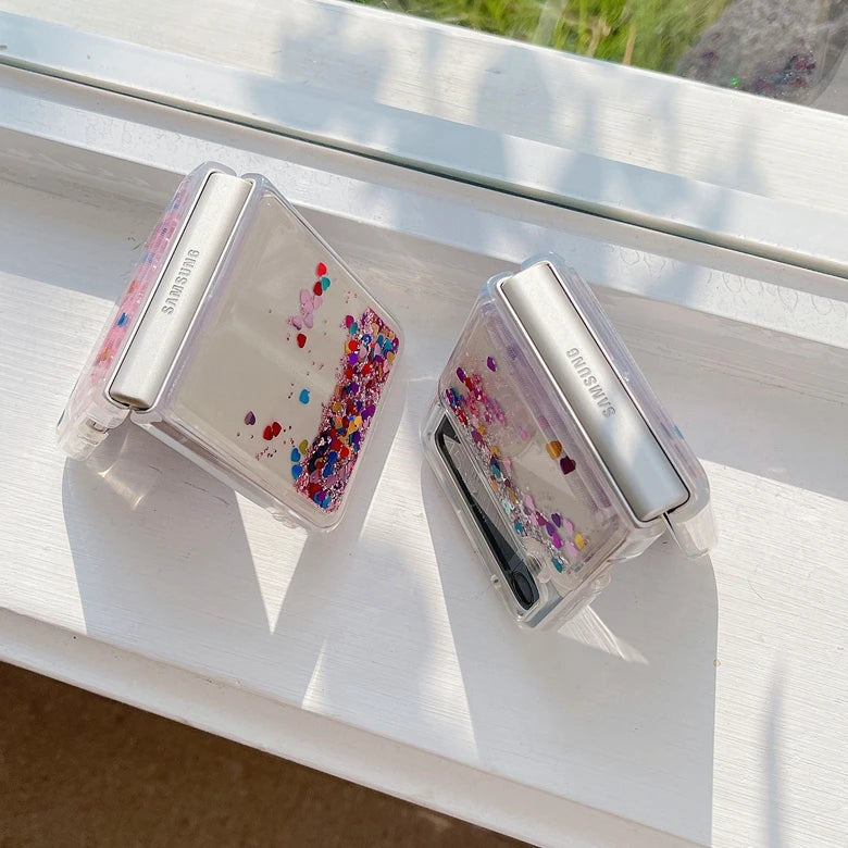 Samsung Z Flip Glitter Quicksand Case