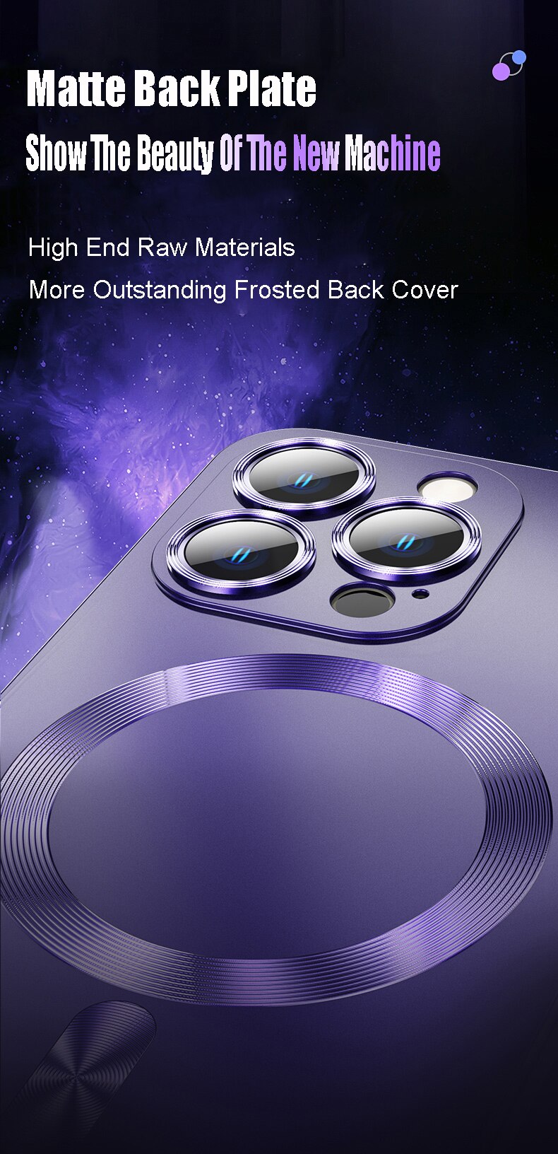 Magsafe Magnetic Case for iPhone 15 14 13 12 Pro Plus Soft Cover