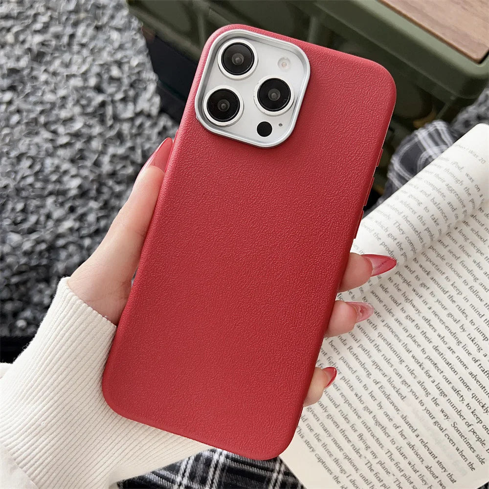 Soft Leather Case For iPhone Cover