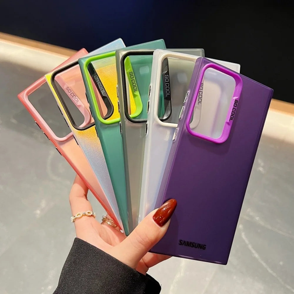 Luxury Matte Laser Phone Case