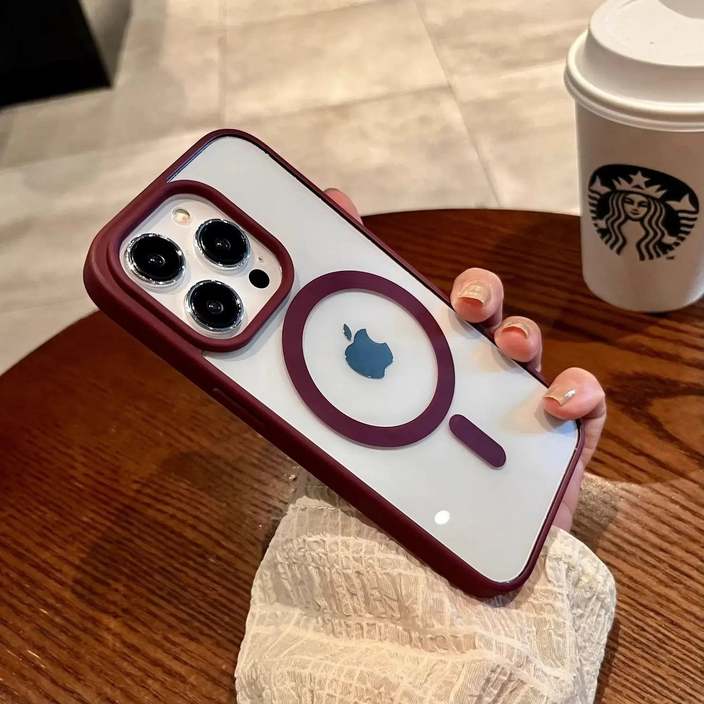 Matte Titanium Magnetic iPhone case