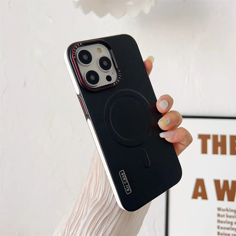 Leather Magsafe Case For iPhone Cover
