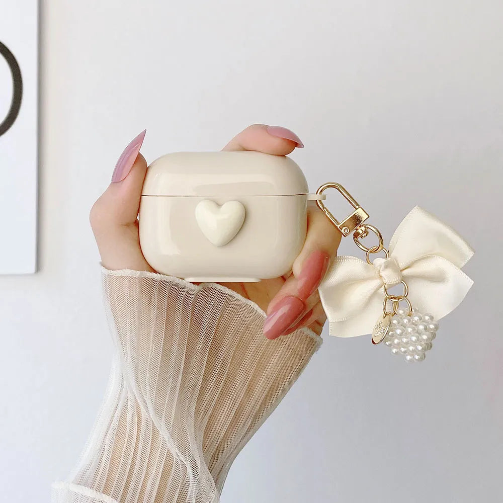 Keychain Cover For Apple AirPods 2 Pro 3 3rd generation Earphone Case