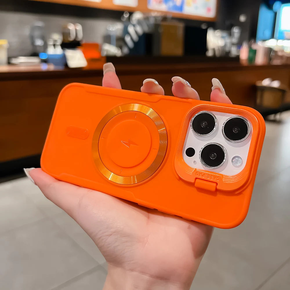 Flip Up Lens Holder Magnetic Case