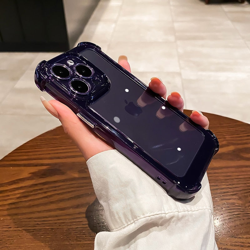 iPhone 15 14 13 12 Transparent Acrylic Case