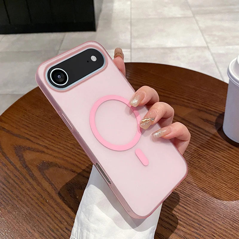 Slim Matte Clear Magnetic Cases