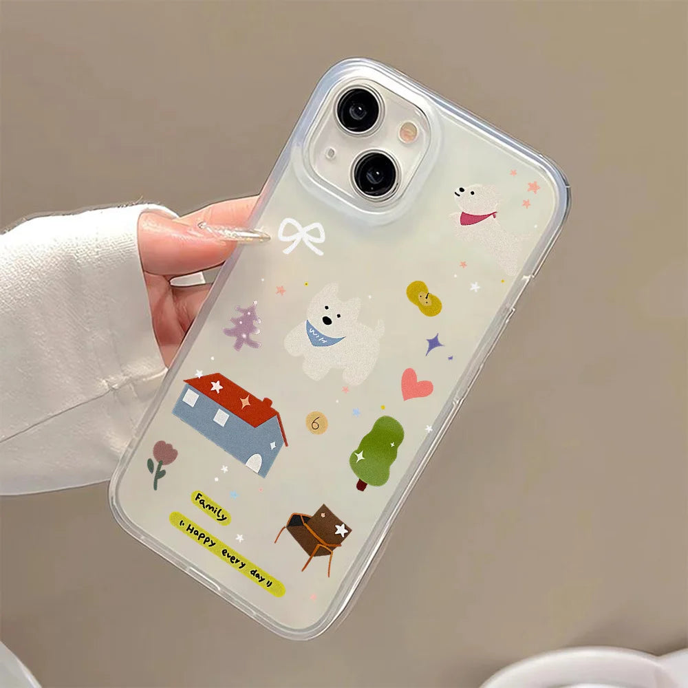 Cute Puppy Phone Case For iPhone Cover