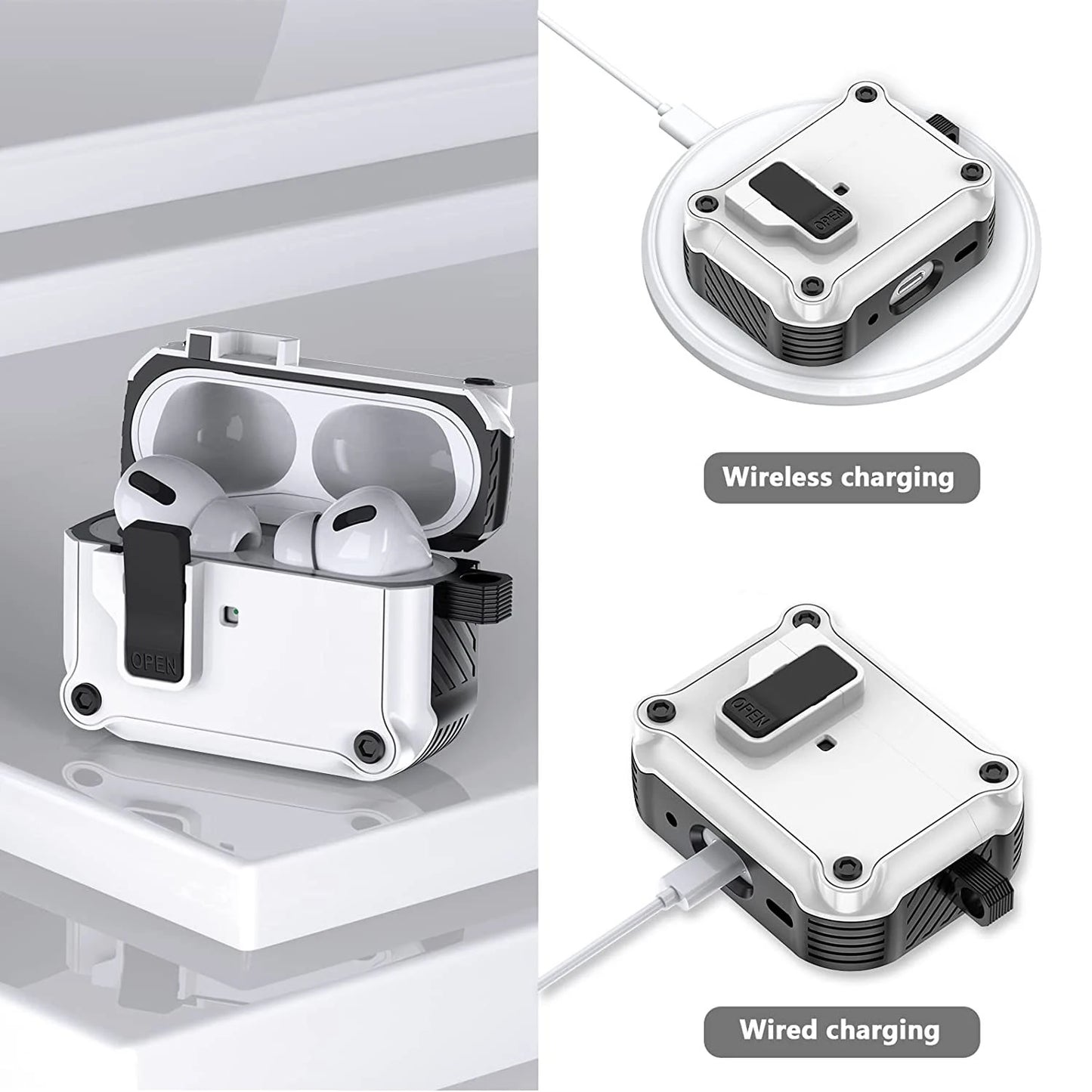 Cover for AirPods Pro 2 3 Case for AirPods Pro2 Pro 2nd Gen Case