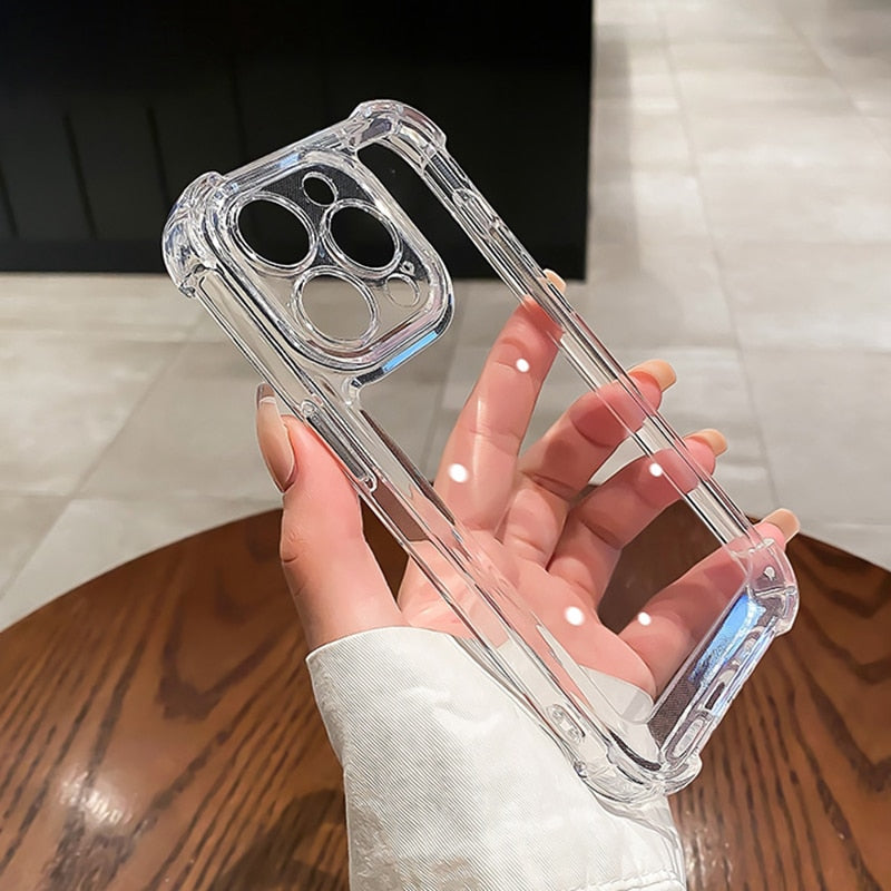 iPhone 15 14 13 12 Transparent Acrylic Case