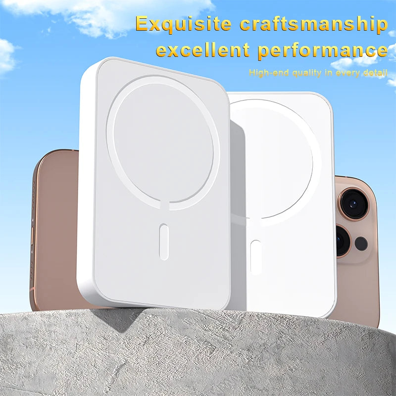 Mini Wireless Fast Charging 5000 Mah Magnetic Wireless Power Bank