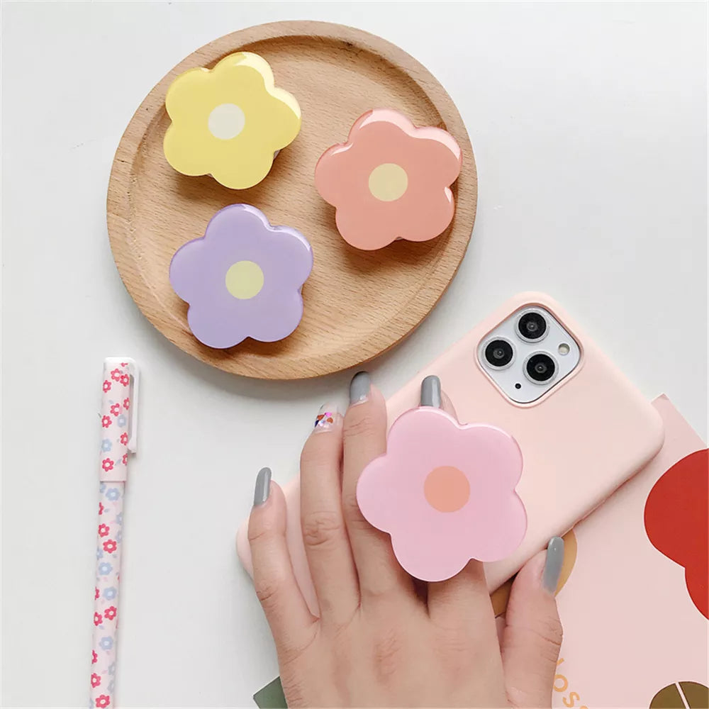 Cute Flowers Foldable Phone Stand Holder Ring Grip Bracket