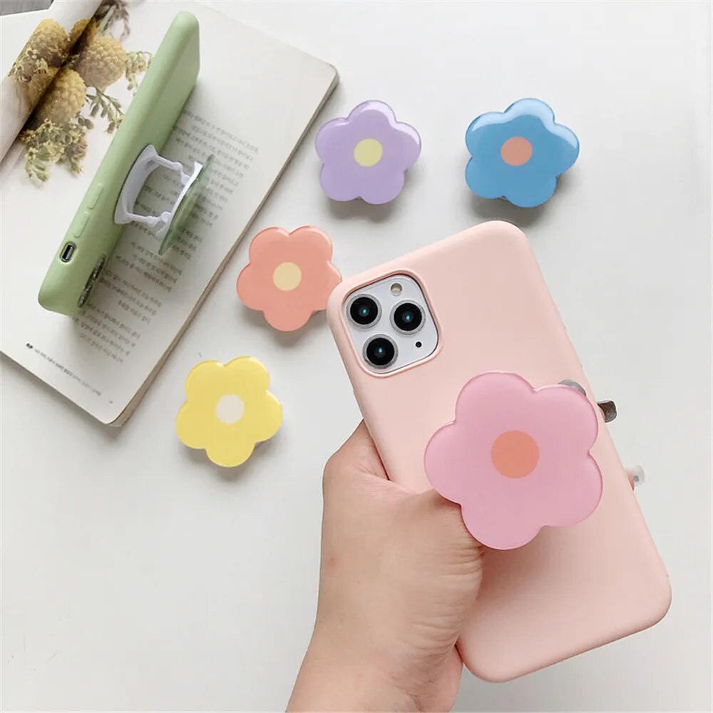 Cute Flowers Foldable Phone Stand Holder Ring Grip Bracket