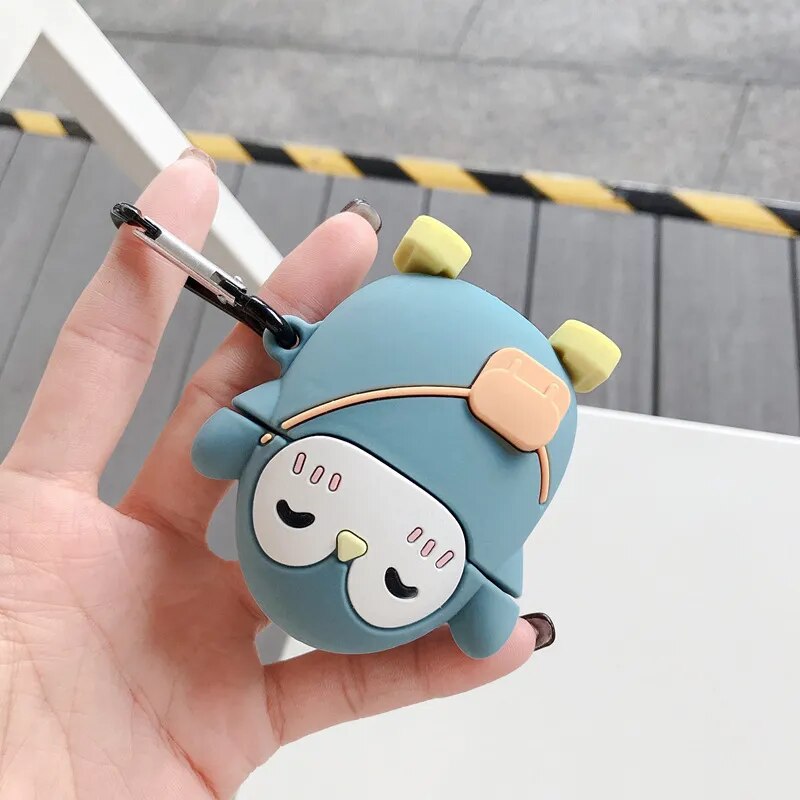 Cute Cartoon Cover For Apple AirPods 1 2 Case Silicone Soft Earphone Shell