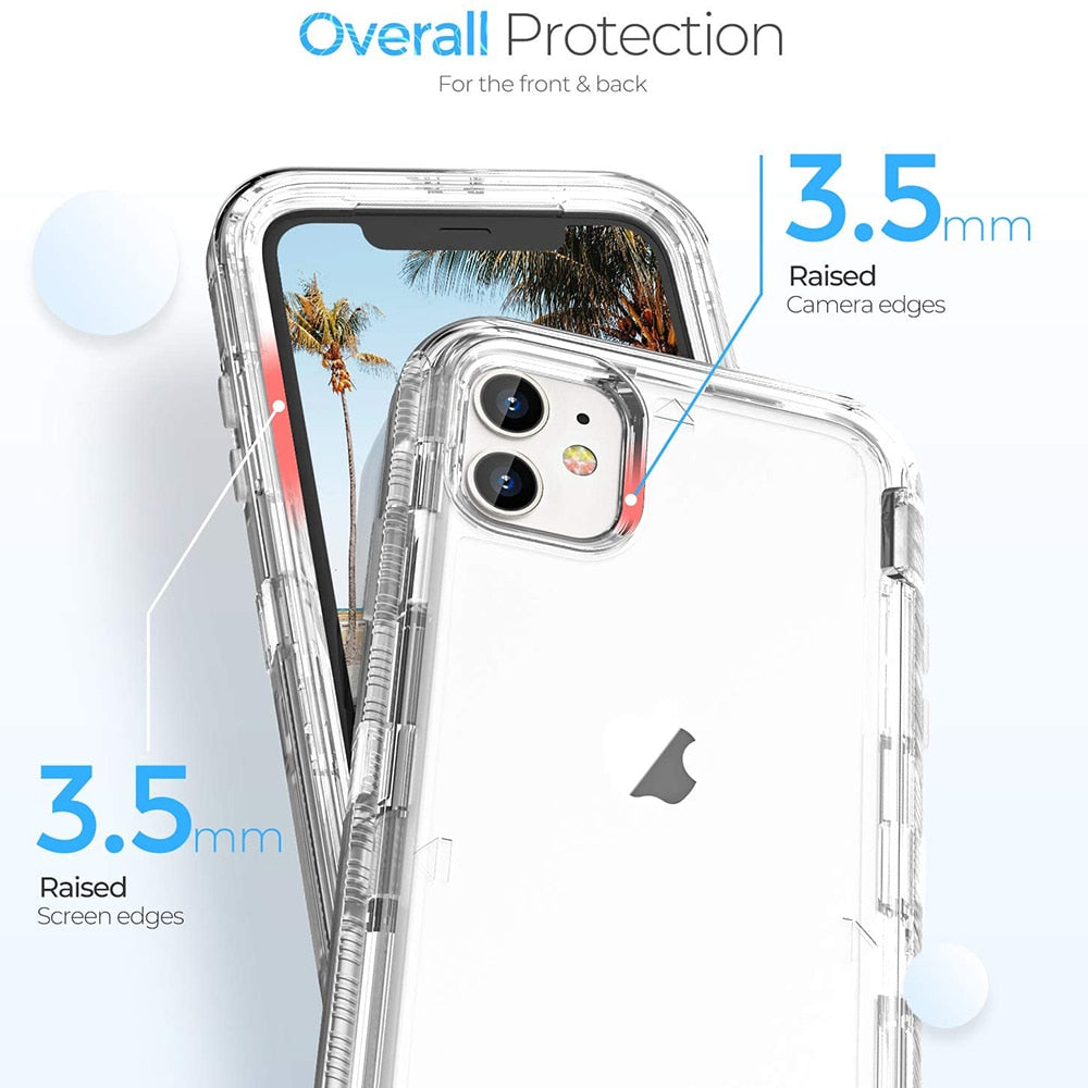 Case For iPhone 15 13 12 14 Pro Max Plus Shockproof Cover